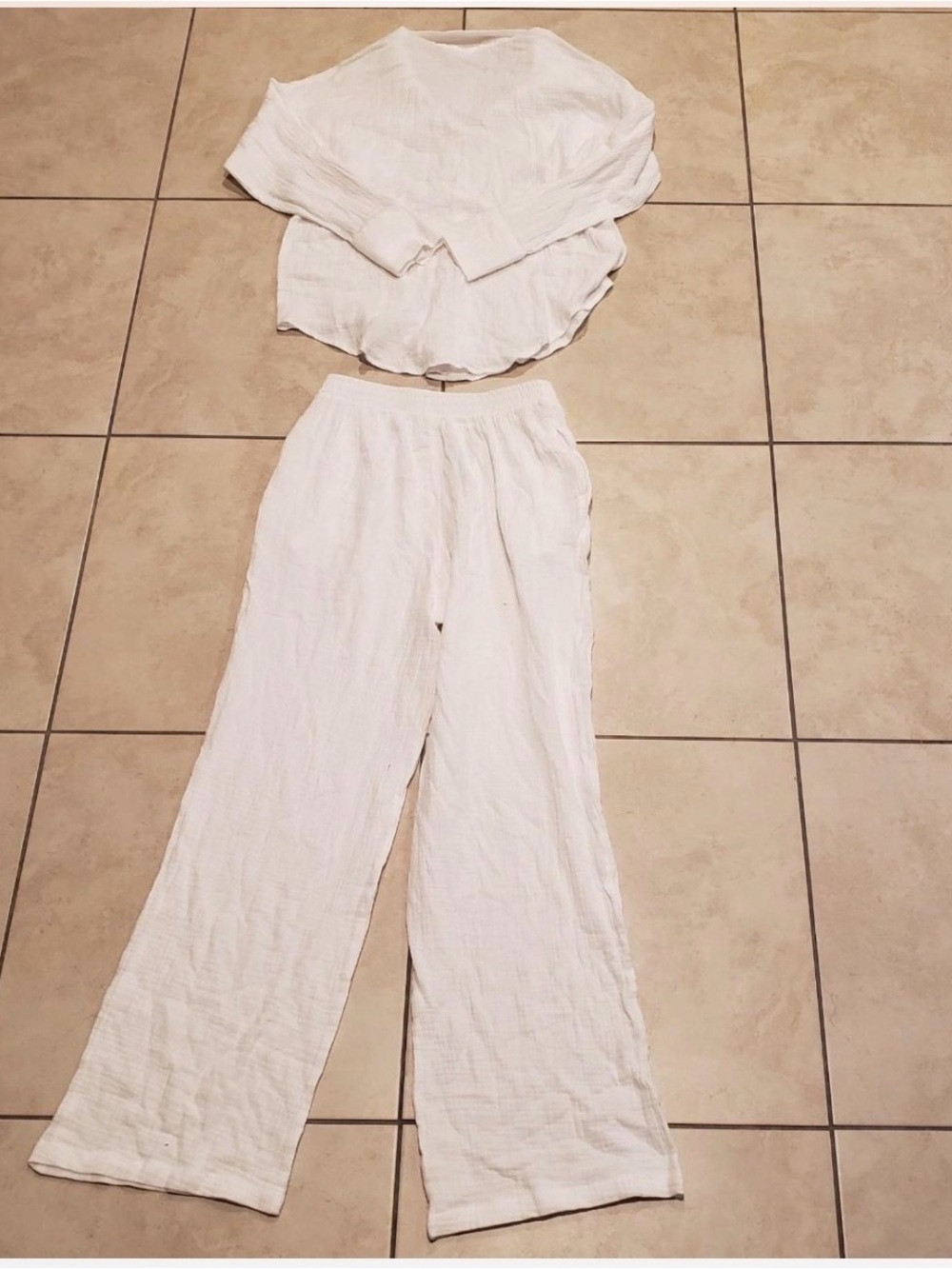 Commense minimalist cotton two pieces set - Picture 3 of 8
